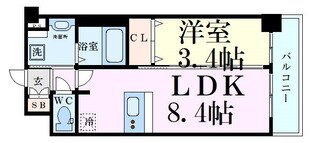 プレサンス新大阪ジェイズの物件間取画像